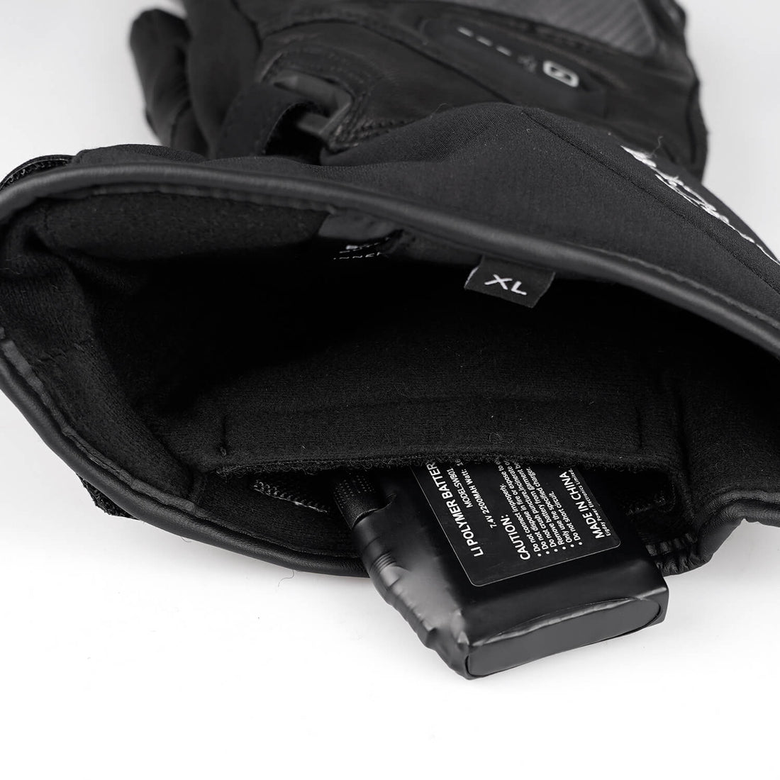 Verwarmde Motorhandschoenen met 12V-kabel Zwart Unisex – foto 5